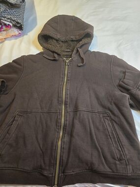 Buckle Black No. 048 Athletic Fit Sherpa Lined Zip Hoodie XXL